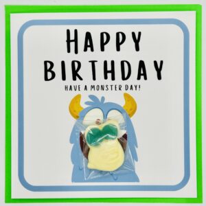 Happy Birthday-Have a monster day! Treatings Card